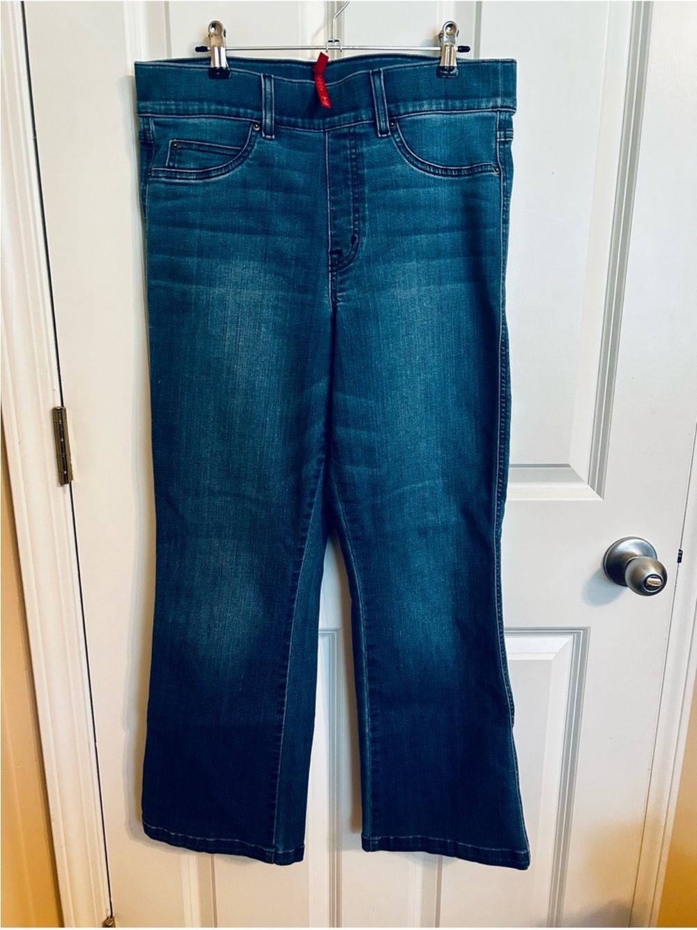 SPANX Women's ankle Jeans in Dark Blue